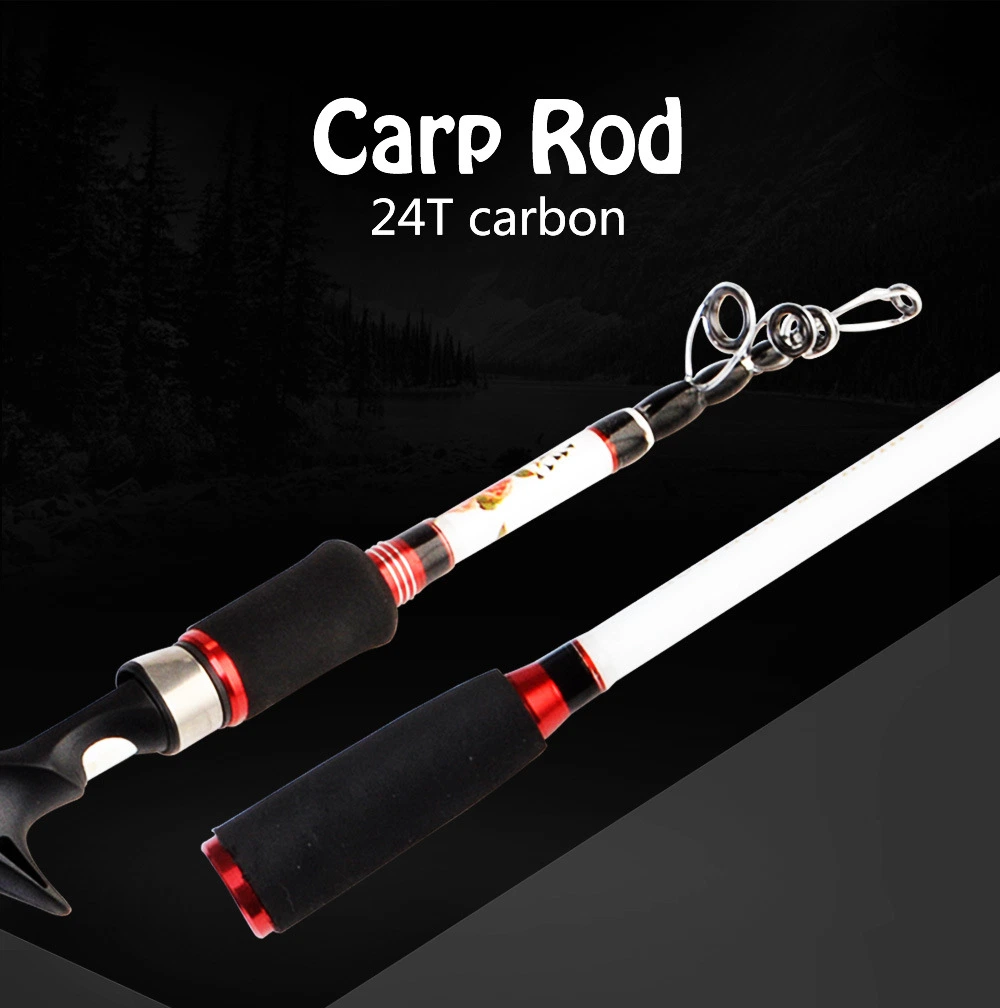 Telescopic Carbon Sea Rod Cast Straight Handle Sea Fishing