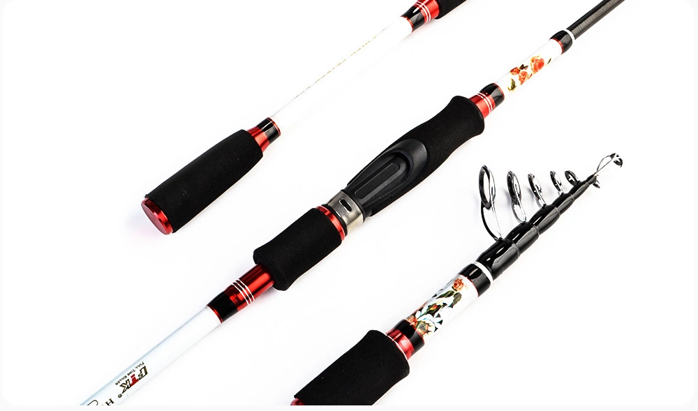 Telescopic Carbon Sea Rod Cast Straight Handle Sea Fishing